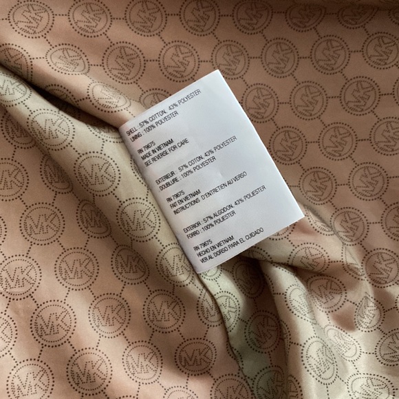 Like New Michael Kors Rainjacket - Coral - Petite XL - Picture 11 of 11